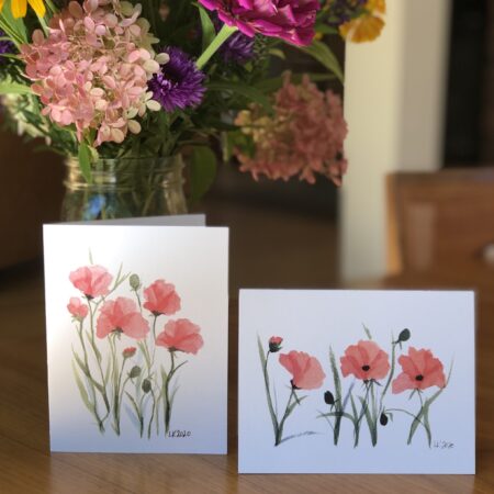 Poppy notecards
